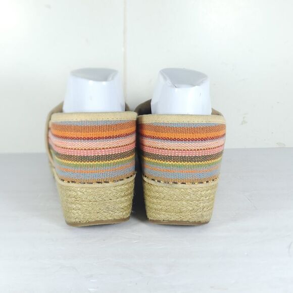 Dansko Women's EU41 US10-10,5 Multicolor Vegan Jute Woven Espadrille Clogs Shoes - Picture 10 of 15